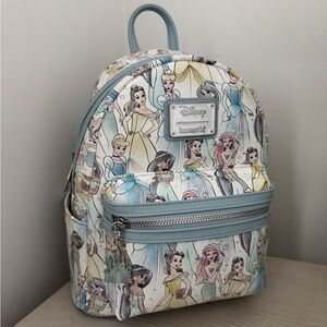 Loungefly Disney Princess Mini Backpack Excellent Condition